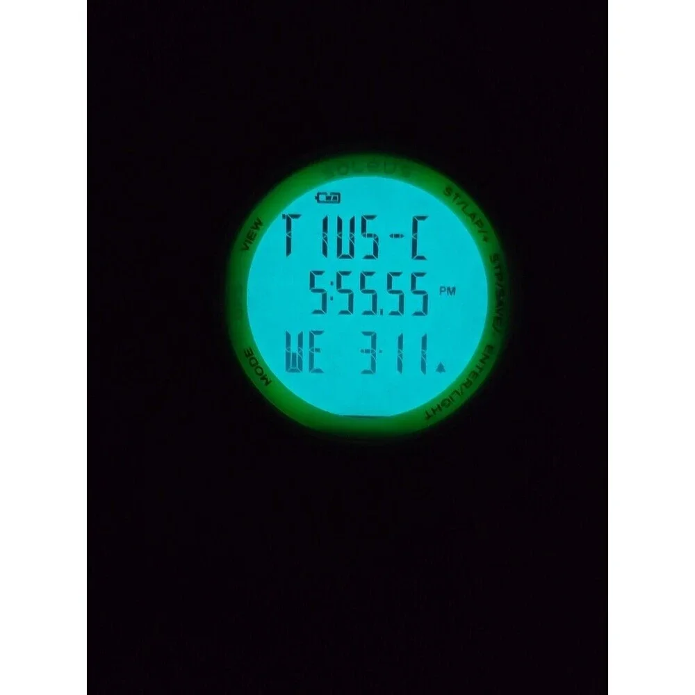 Soleus SG100 J13 GPS Running Watch Digital Fitness Stopwatch Backlight Black